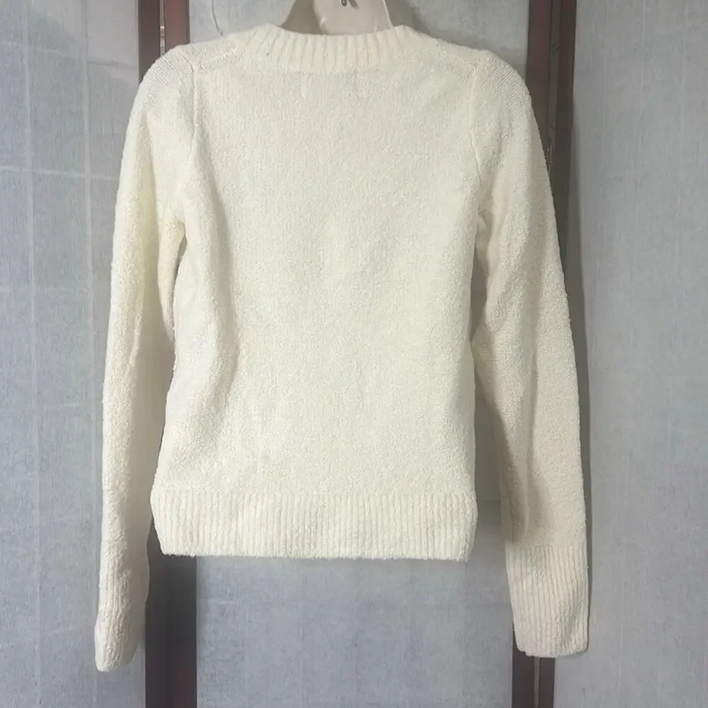 NWT EVERLANE THE‎ TEDDY V NECK SWEATER SIZE S